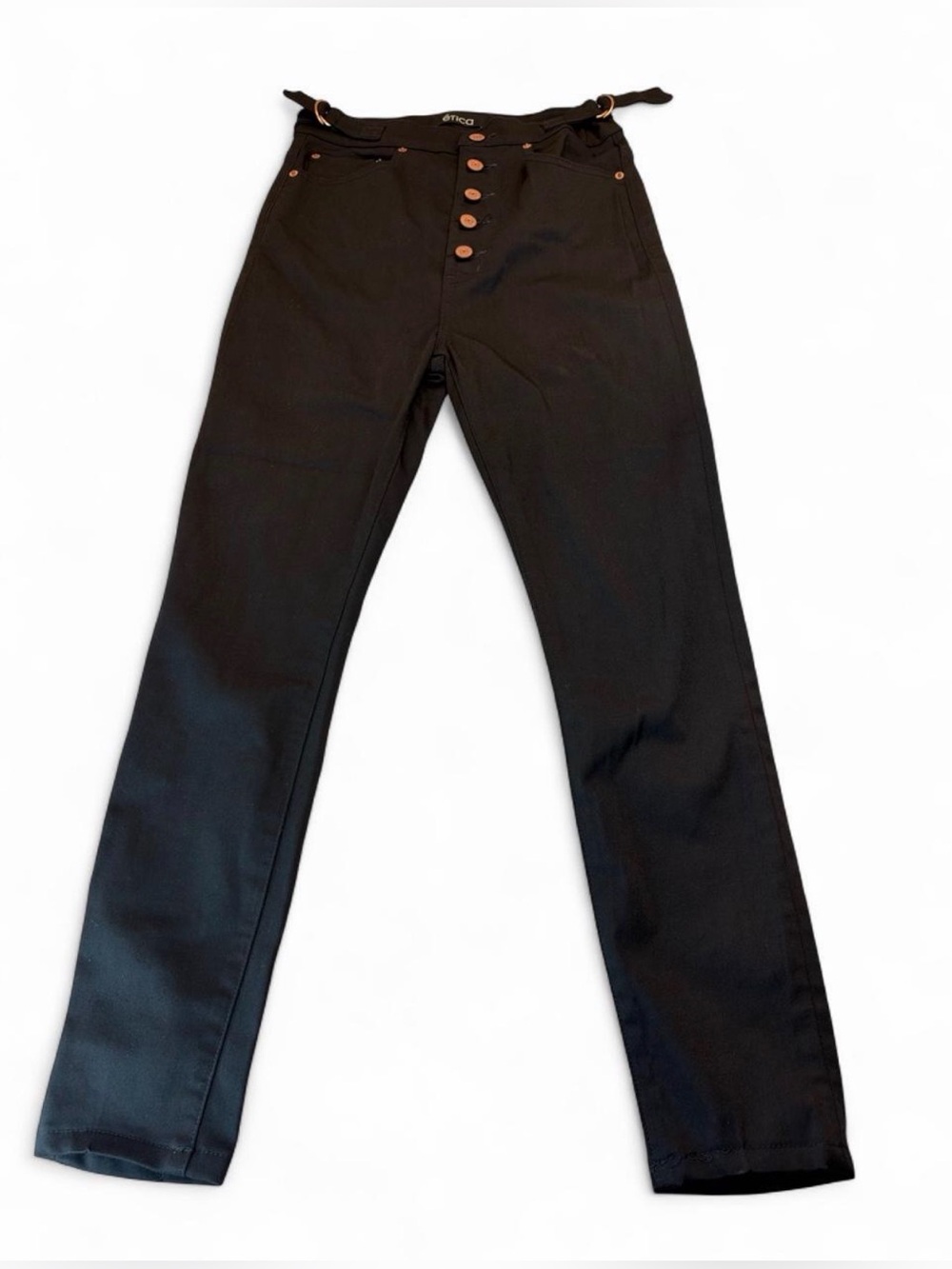 Ética Black High-Rise Button-Fly Women's Jeans